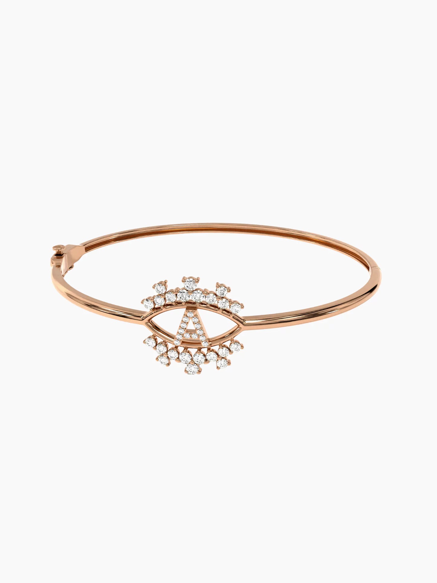 Sara Diamond Letter Bangle