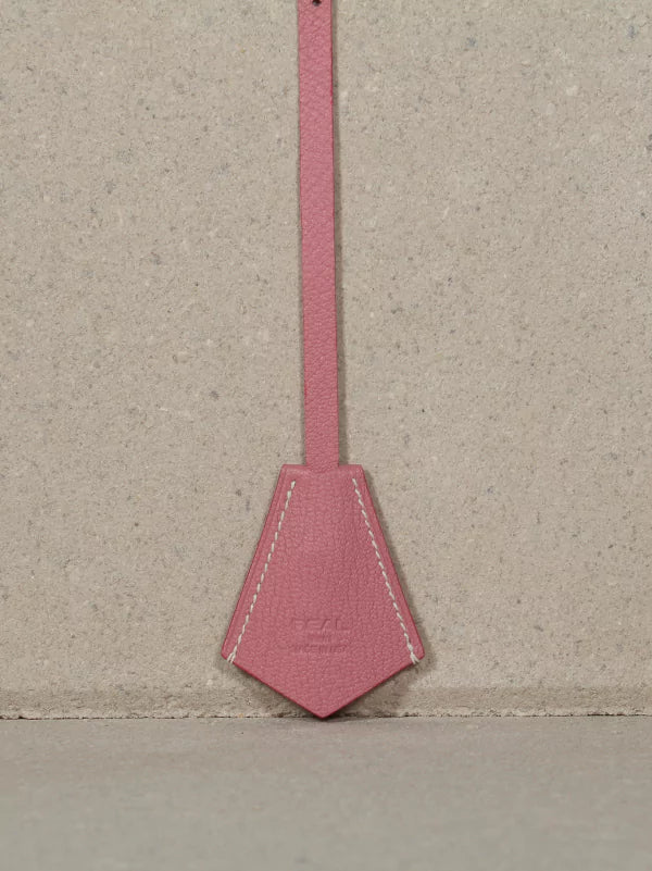 Pink Leather Pet Charm