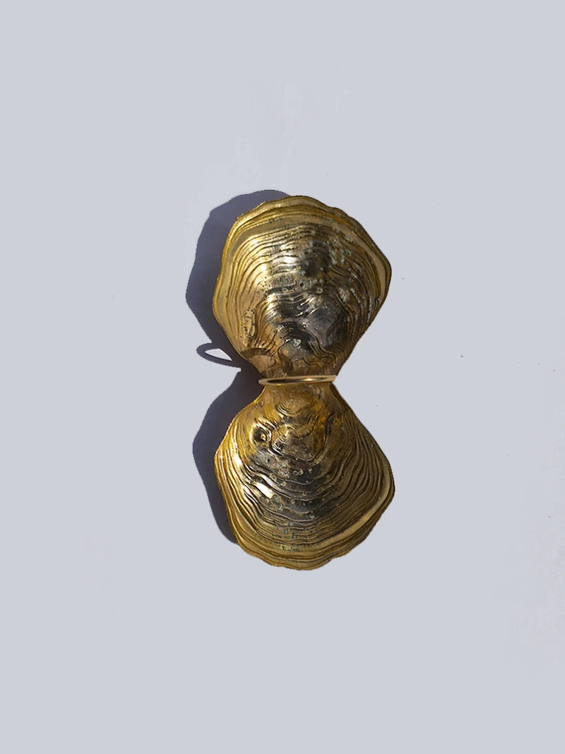 Vintage Oyster Salt Cellar