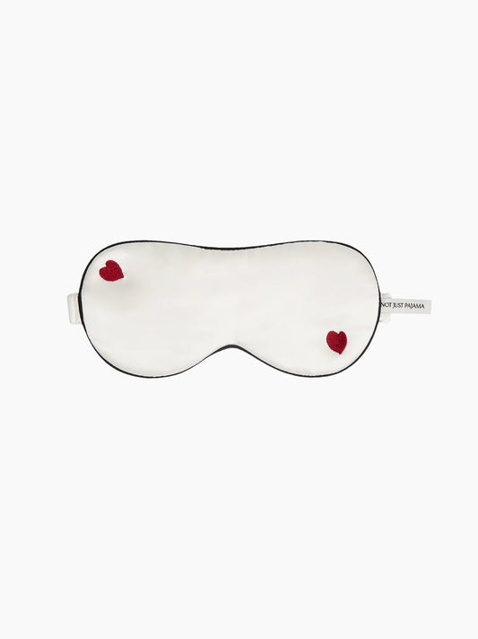 Little Heart Silk Sleeping Eye Mask