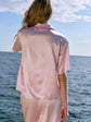 Pink Beaded Cocktail Pyjama Set
