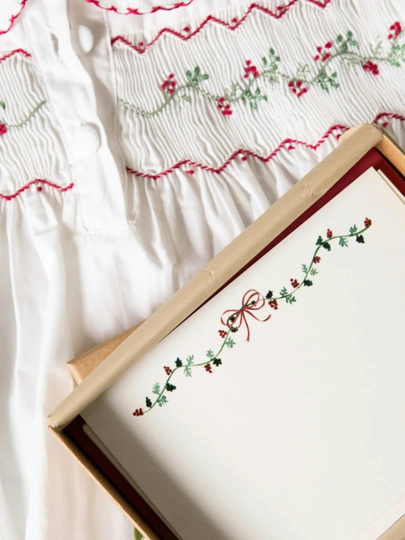 Christmas Garland Note Cards