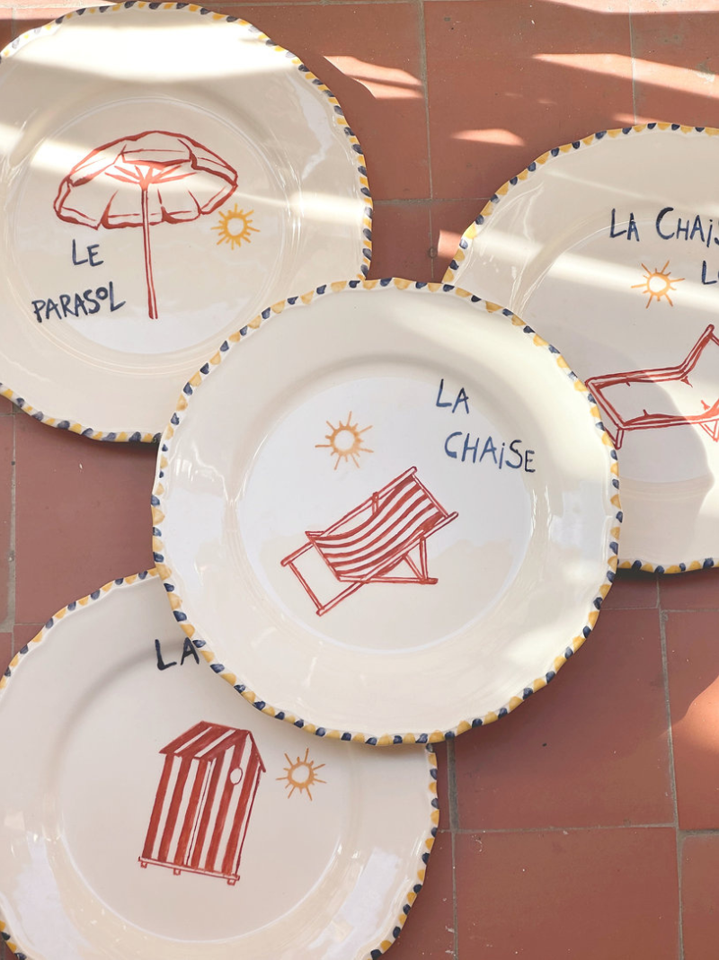 La Plage Plate Set of 4