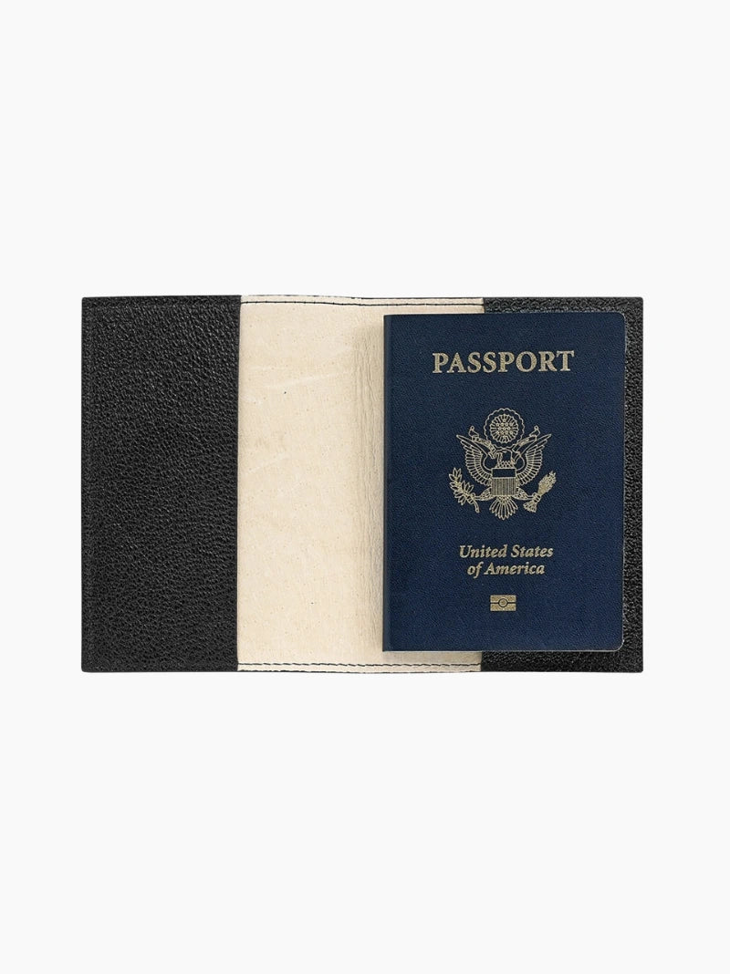 Personalised Travel Leather Passport Holder