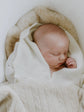 Personalised Cashmere Cable Knit Baby Blanket
