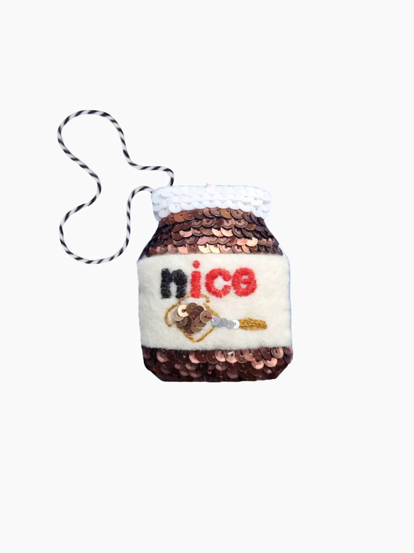 Naughty or Nice Chocolate Spread Ornament