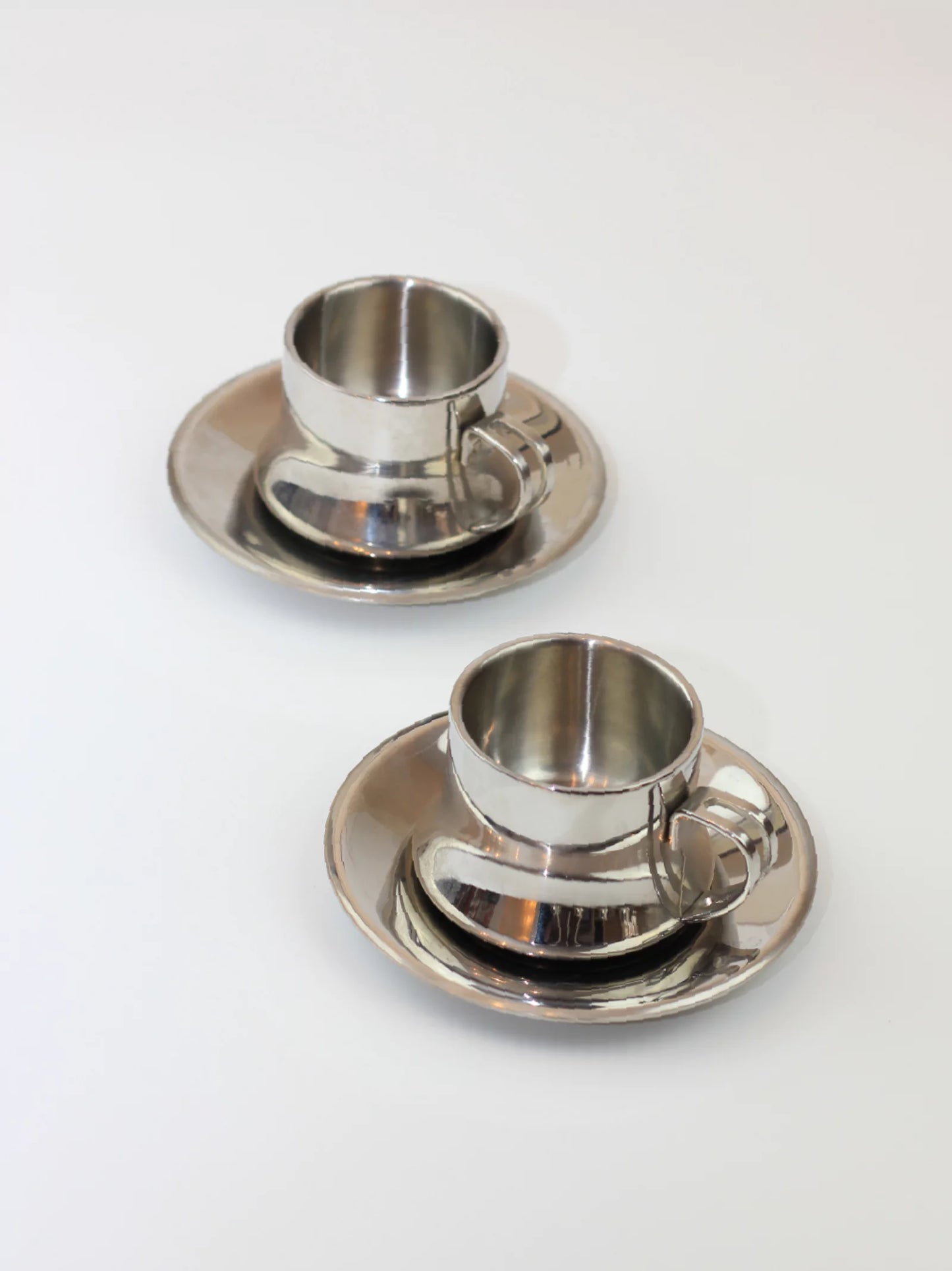 Stainless Steel Espresso Cups Set Of 6