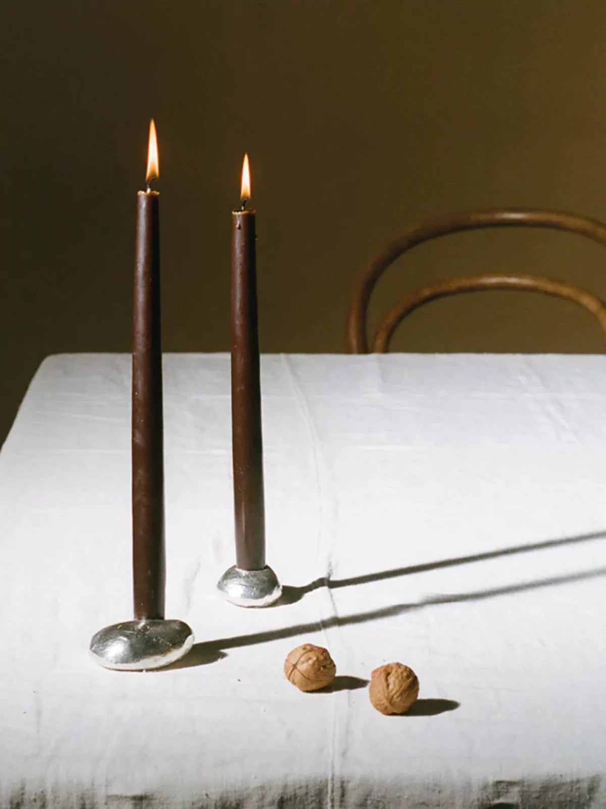 Floating Pebble Candlesticks