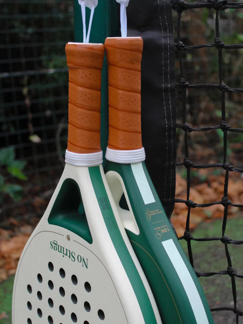 Green and Cream Padel Racket