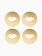 Gold Kisses Coasters