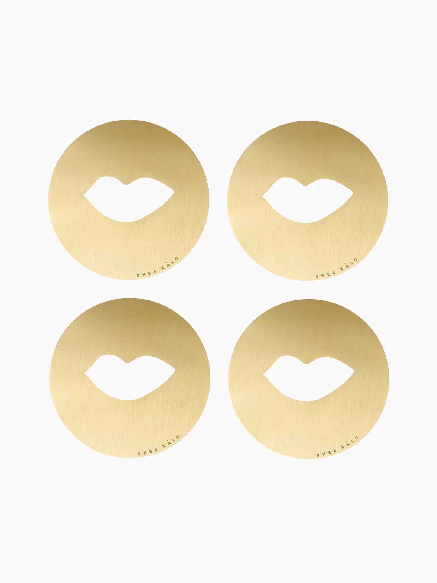 Gold Kisses Coasters