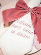 Mixed Phrase Dinner Napkins Set of 12