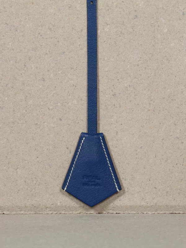 Royal Blue Leather Pet Charm
