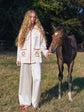 Lucky Pony Silk Long Pyjama Set
