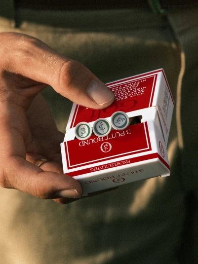 Red Golf Addiction Tee Gift Set