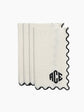 Personalised Dinner Napkins Set