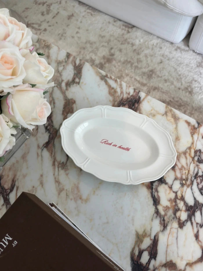 Rich In Health Serving Plate
