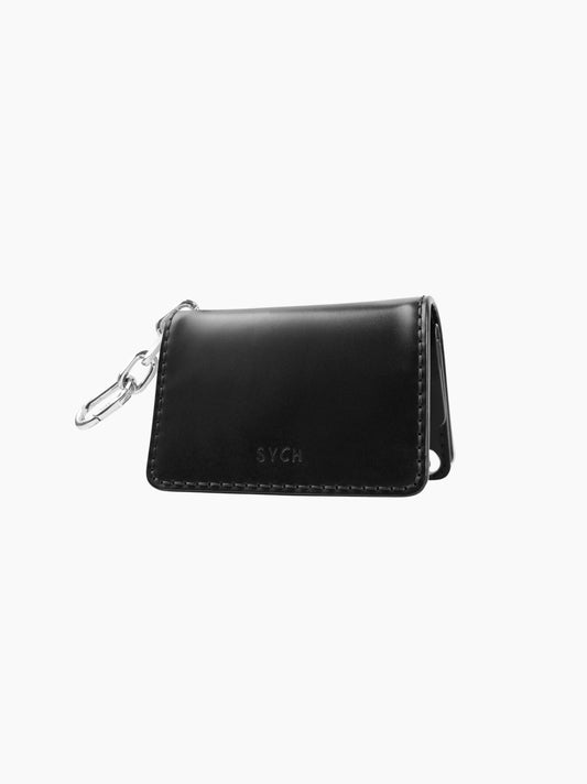 Black Leather Tobacco Pouch