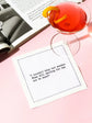 Carrie Bradshaw Quotes Organic Cotton Cocktail Napkins