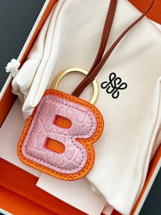 Letter Bag Charm