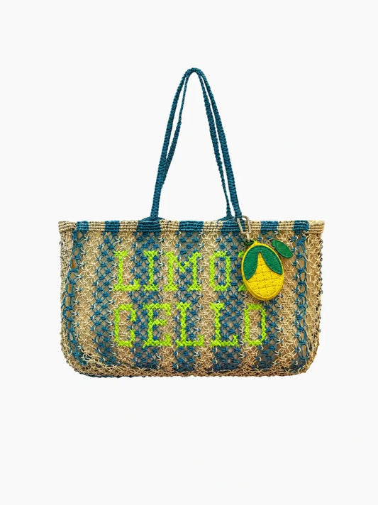 Limoncello Jute Bag With Charm