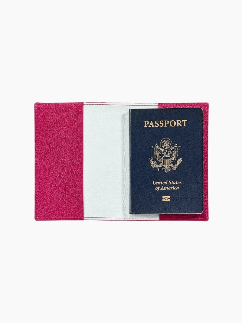 Personalised Travel Leather Passport Holder