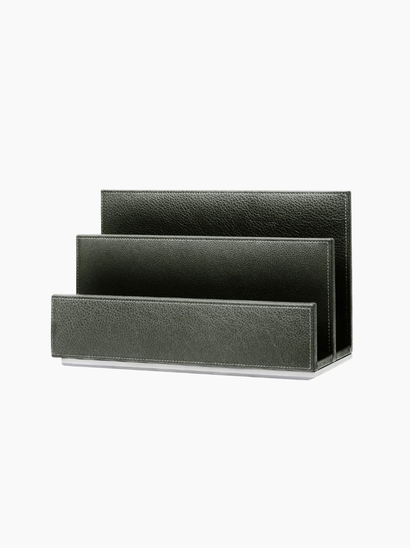 Mayfair Leather Letter Rack | The Go-To