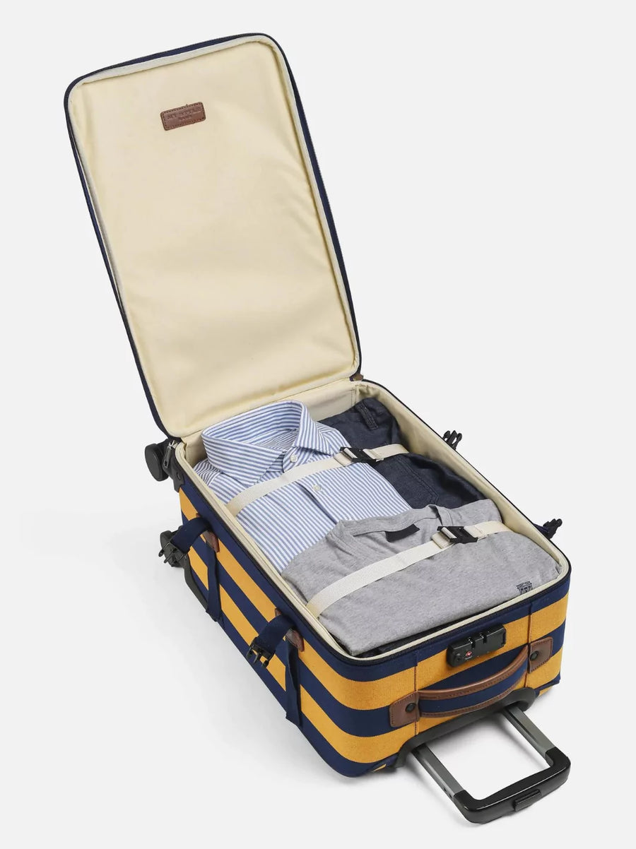 Colourful Striped Cabin Suitcase