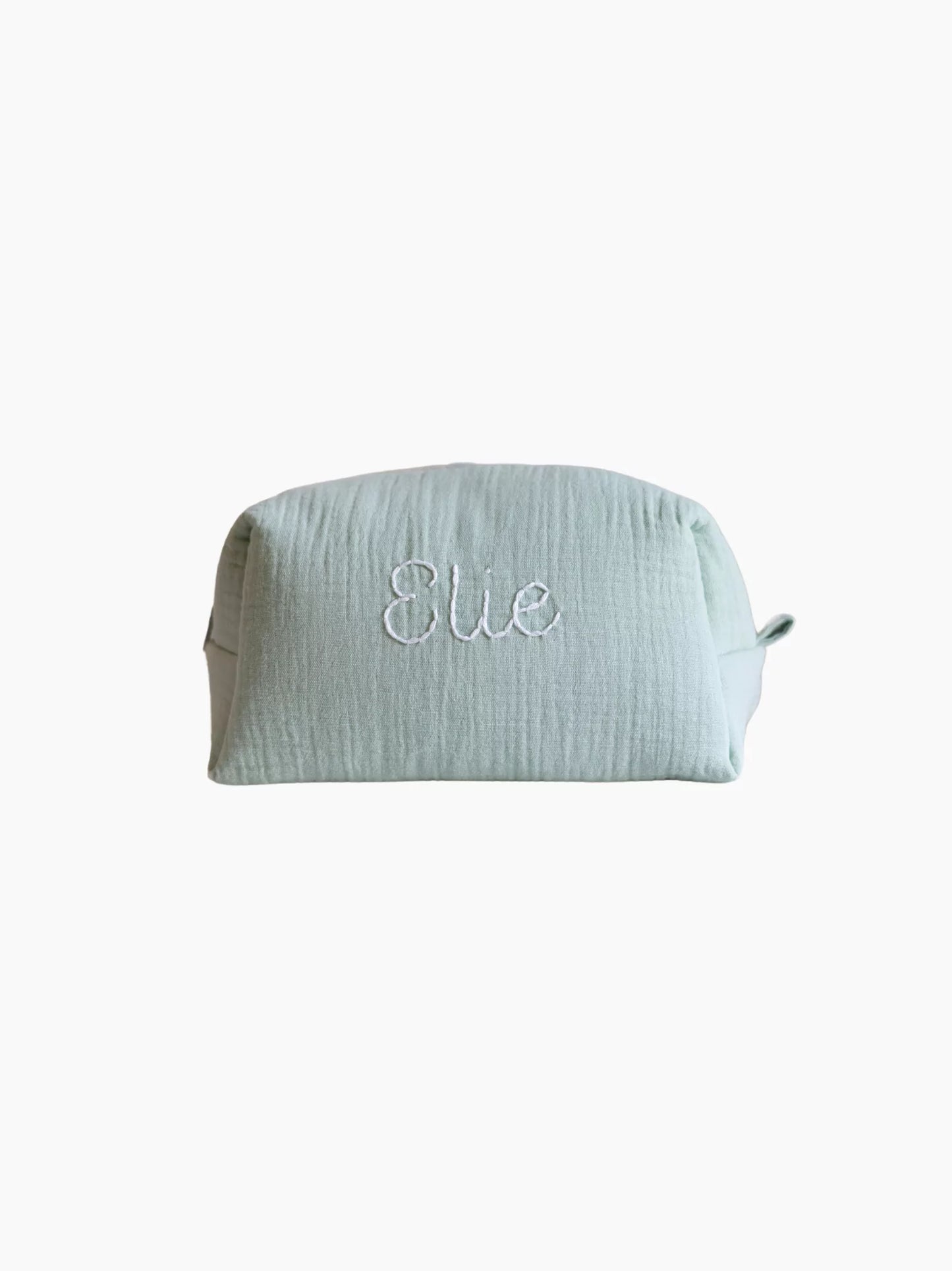 Personalised Green Baby Toiletry Bag