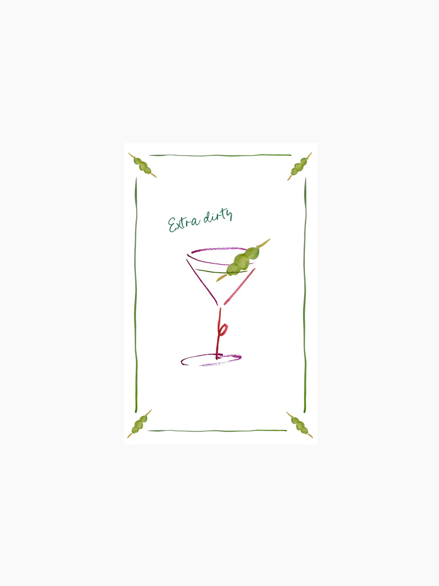 Cocktails Tea Towel Set