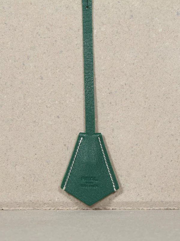 Green Leather Pet Charm