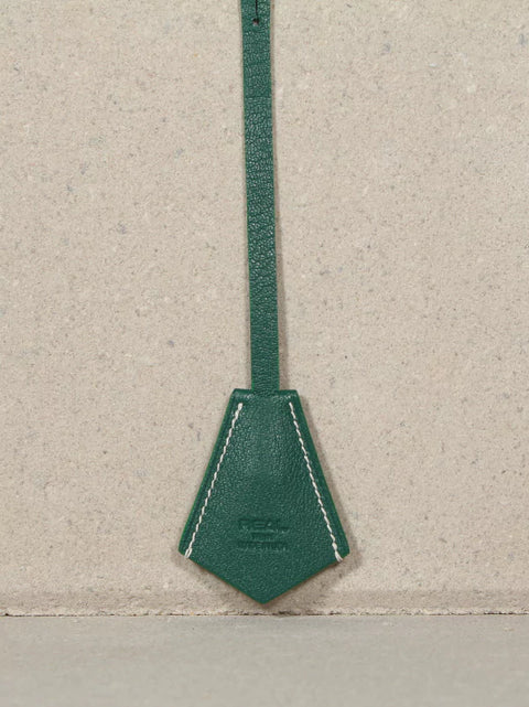 Green Leather Pet Charm