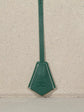 Green Leather Pet Charm