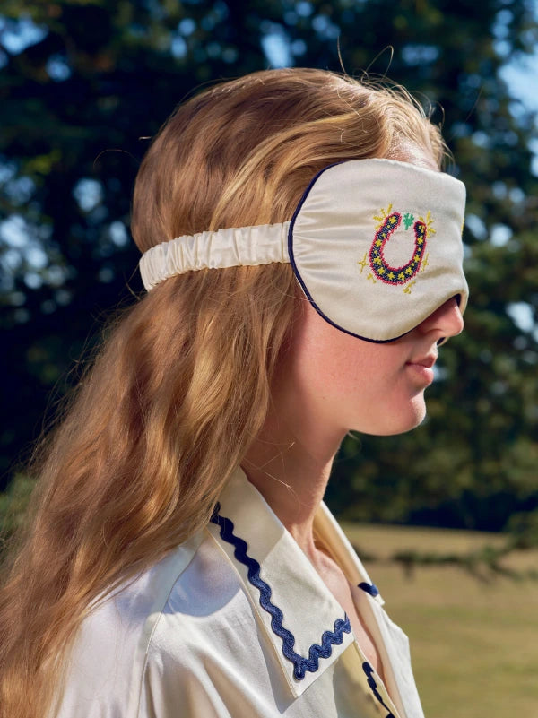 Lucky Pony Silk Sleeping Eye Mask