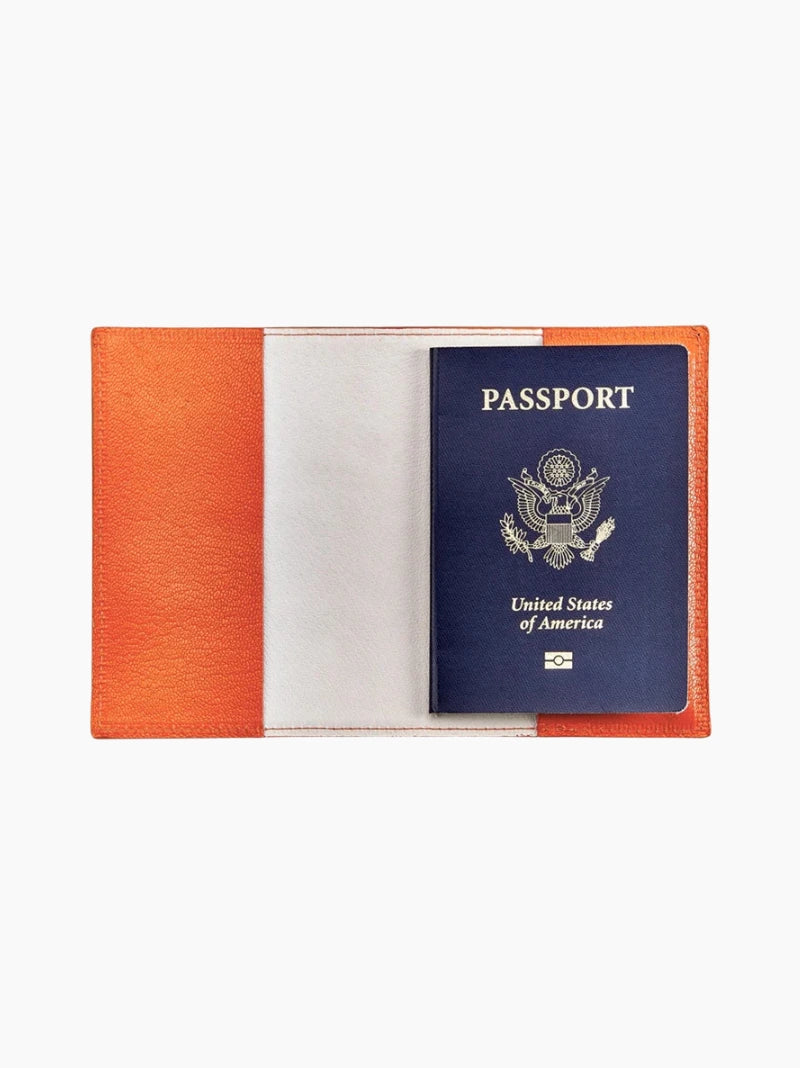 Personalised Travel Leather Passport Holder