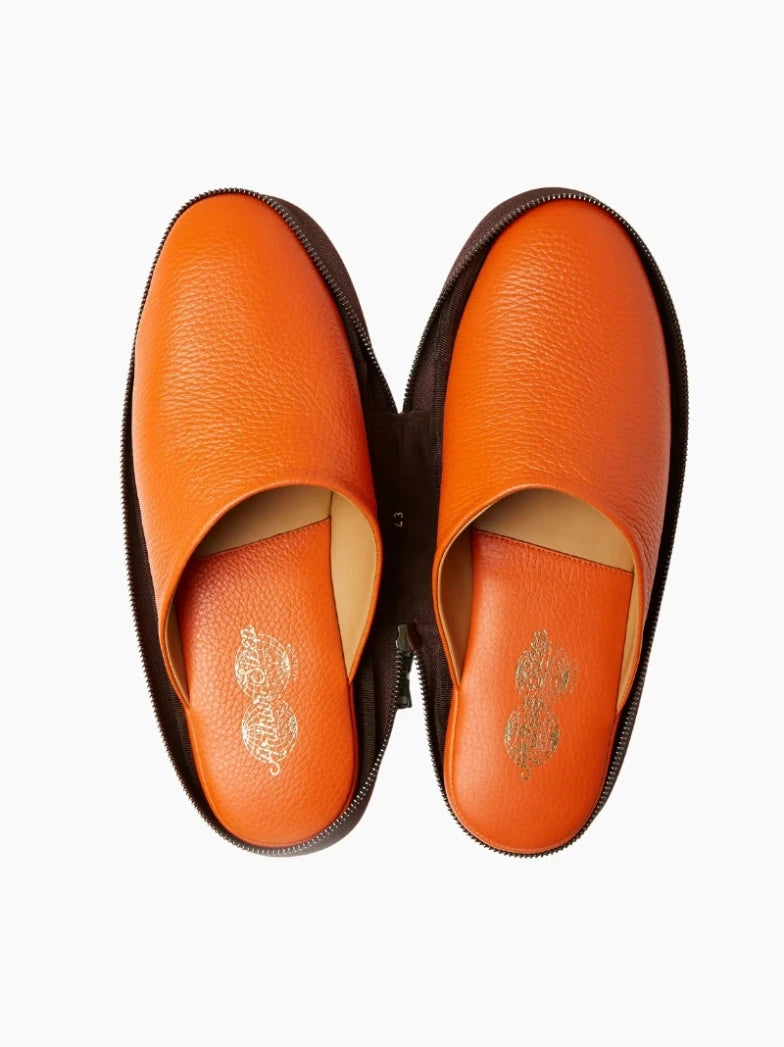 Leather Travel Slippers