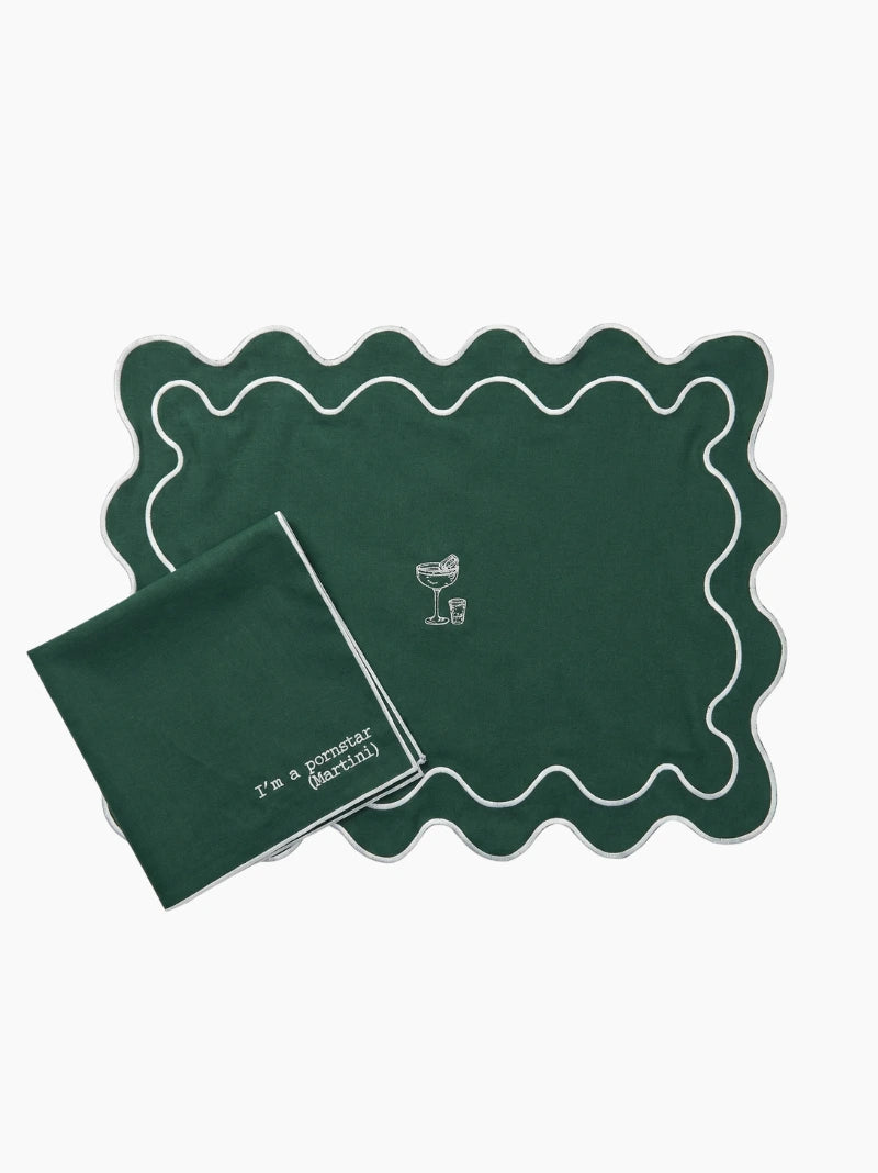 Pornstar Martini Napkins Set of 2