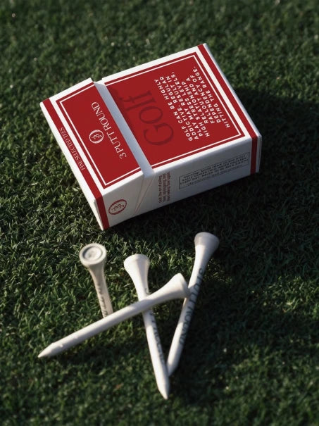 Red Golf Addiction Tee Gift Set