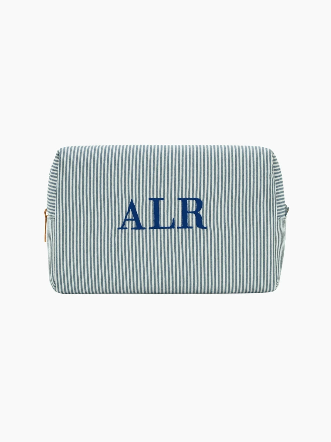 Personalised Striped Wash Bag