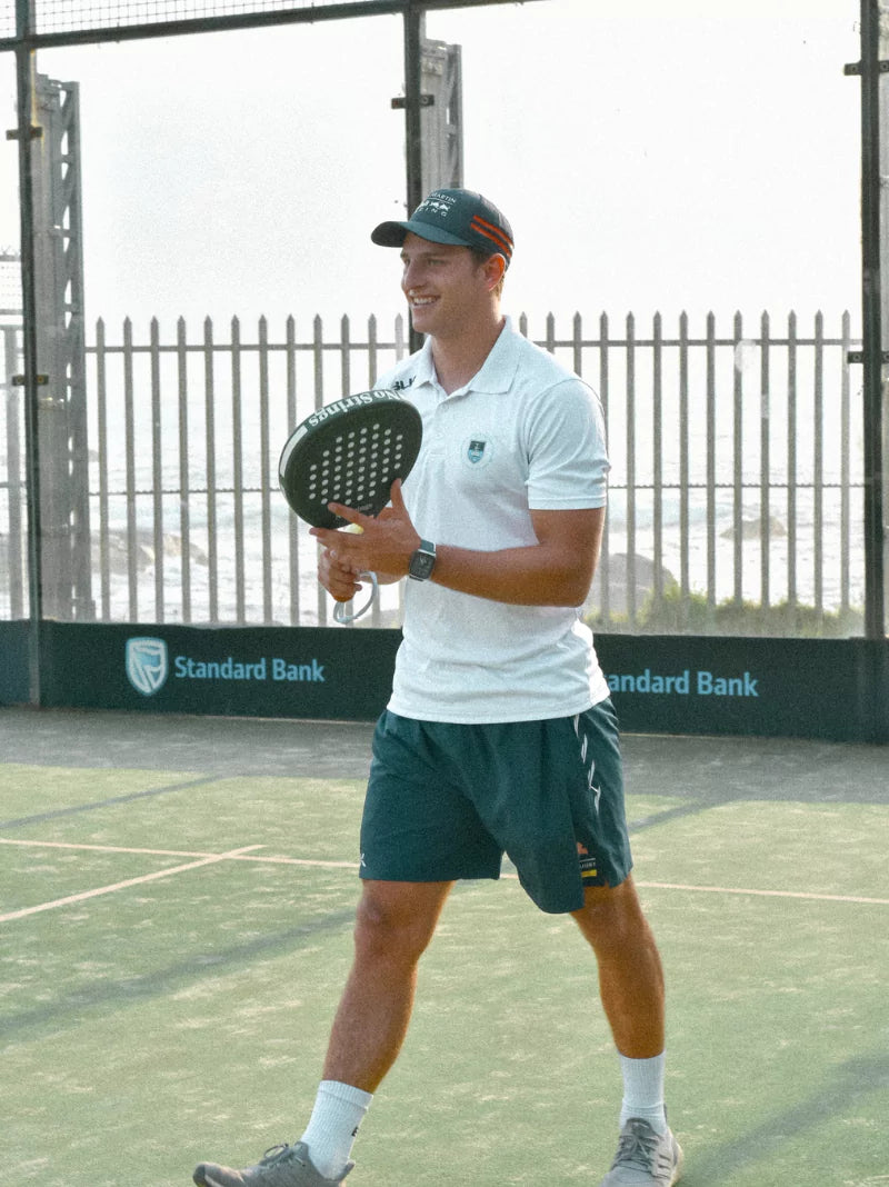 Green and Cream Padel Racket