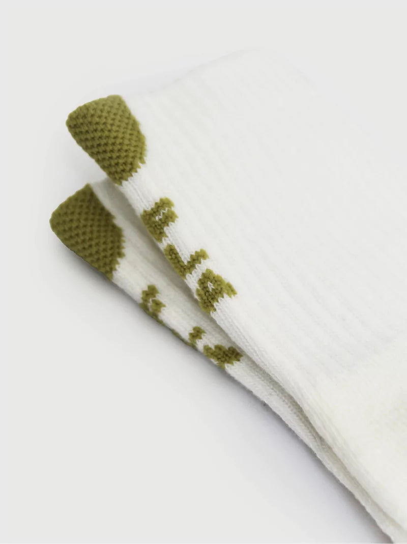 Dipped Crew Pilates Socks