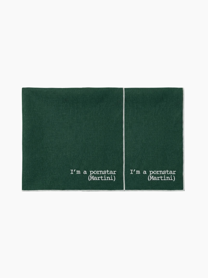 Pornstar Martini Napkins Set of 2