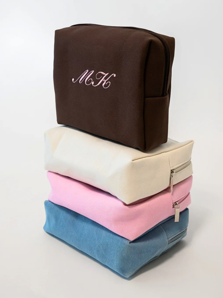 Personalised Denim Pouch