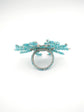 Crab Beaded Napkin Ring Set