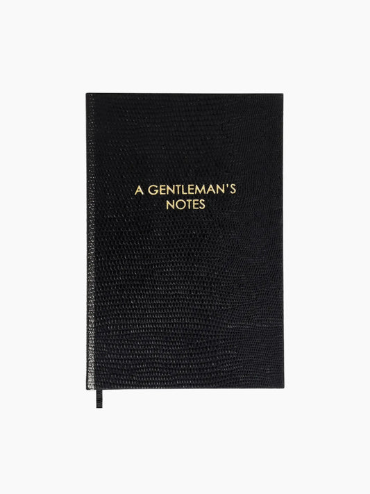 A Gentleman's Notes Notebook