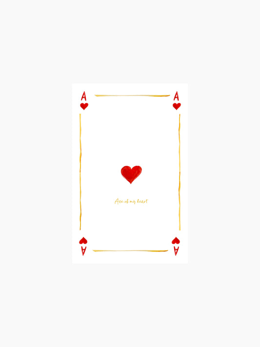 Ace Of My Heart Tea Towel