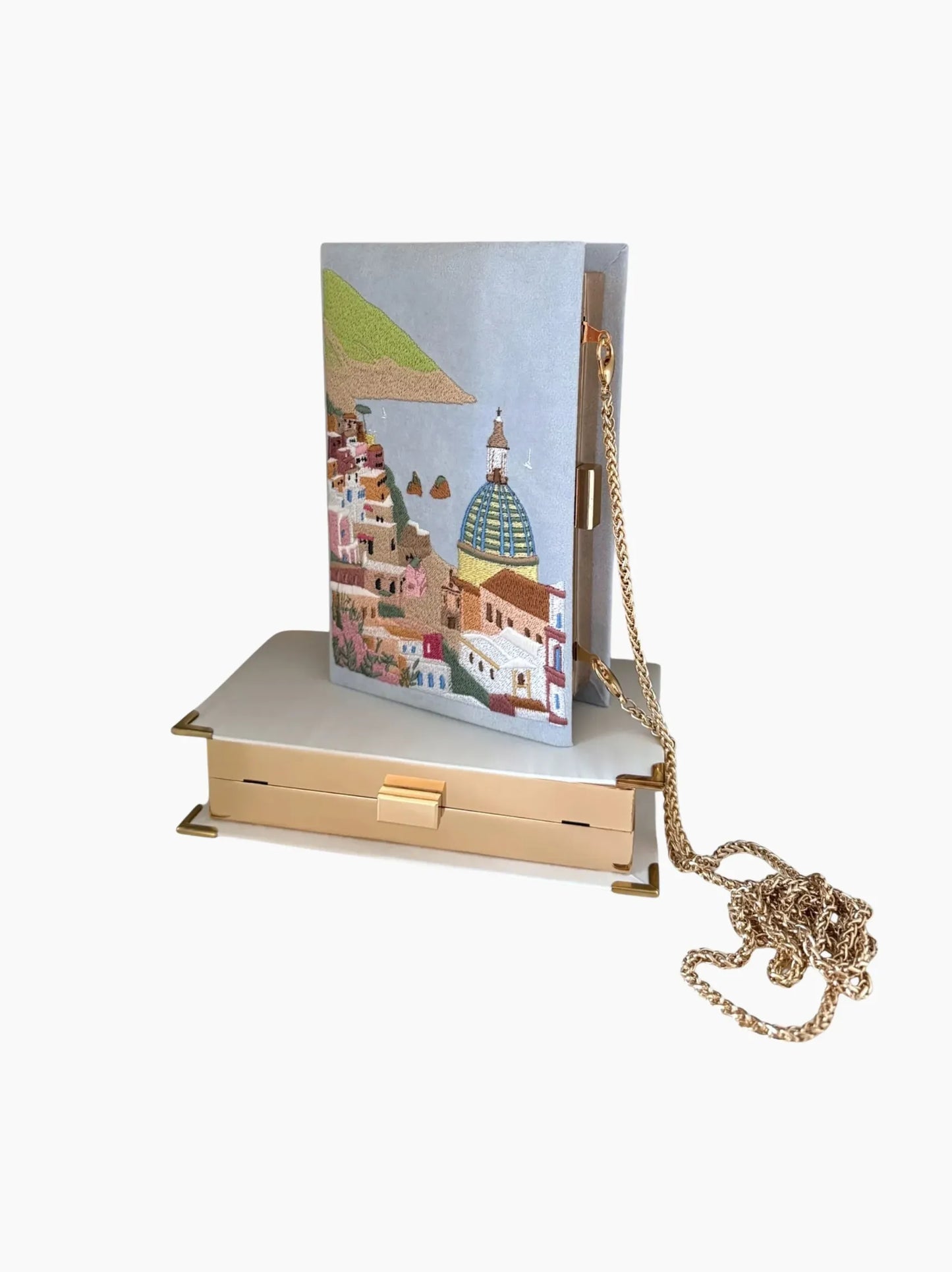 Amalfi Embroidered Clutch