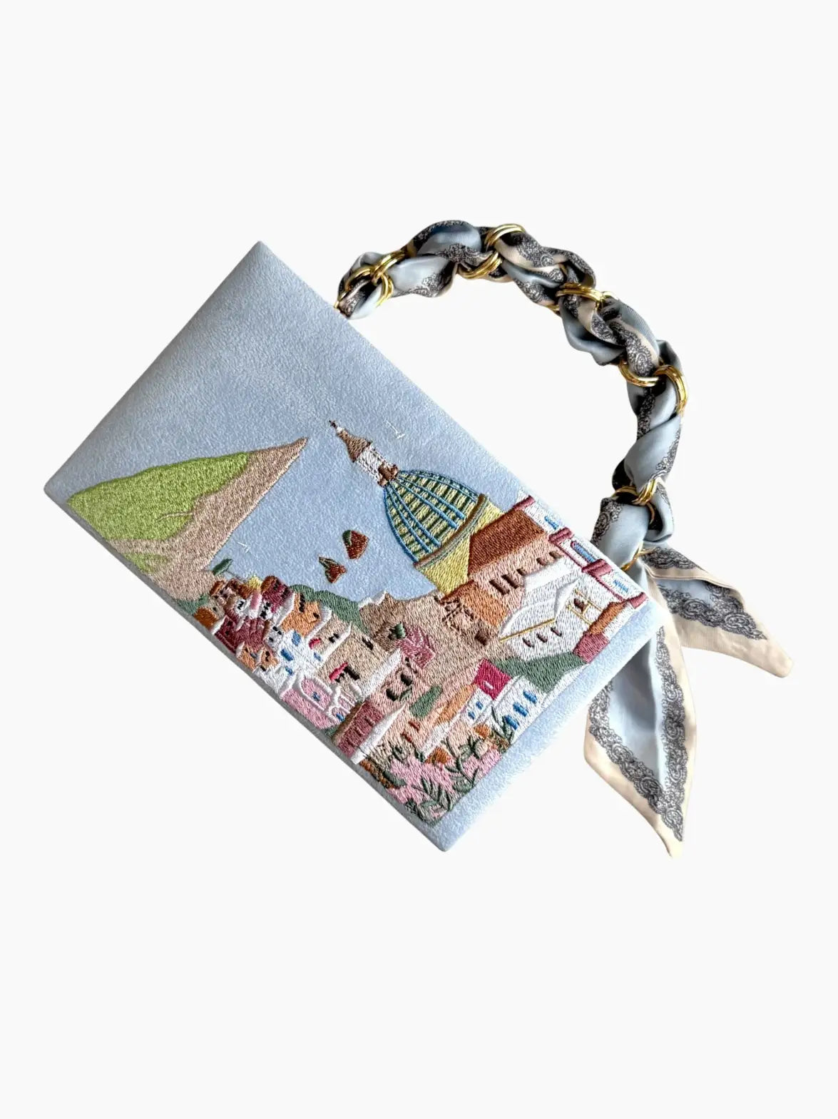 Amalfi Embroidered Clutch
