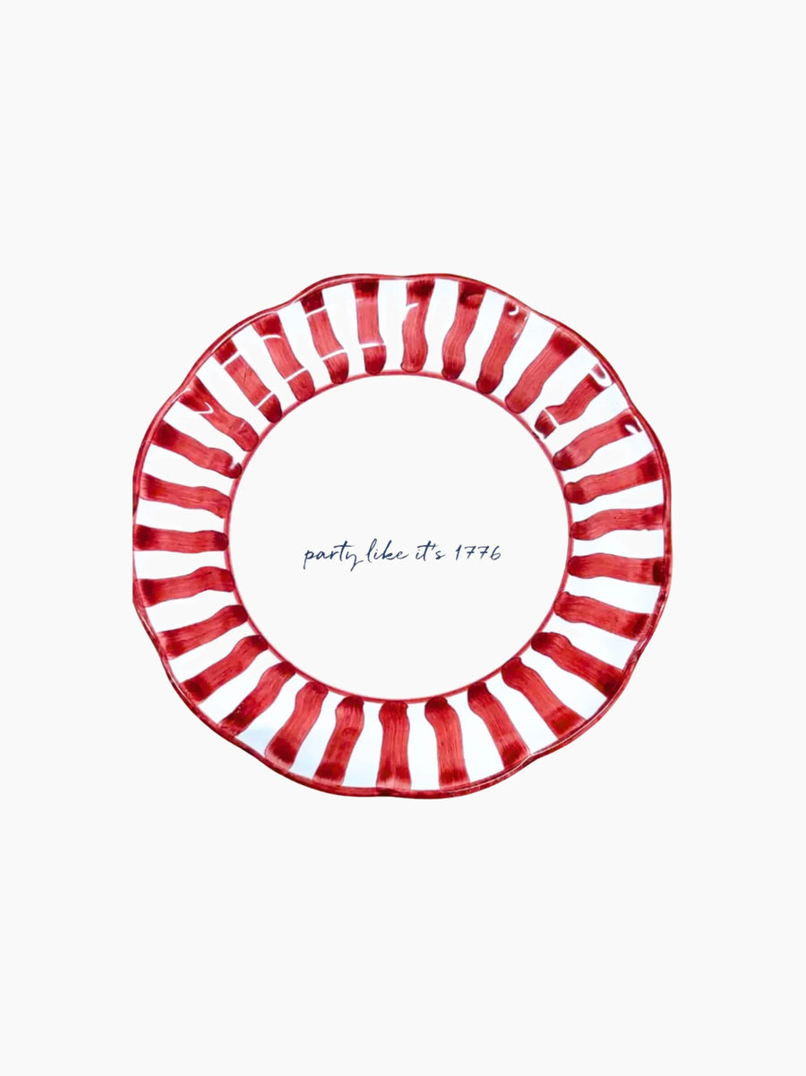 Happy Birthday America Plates Set of 6