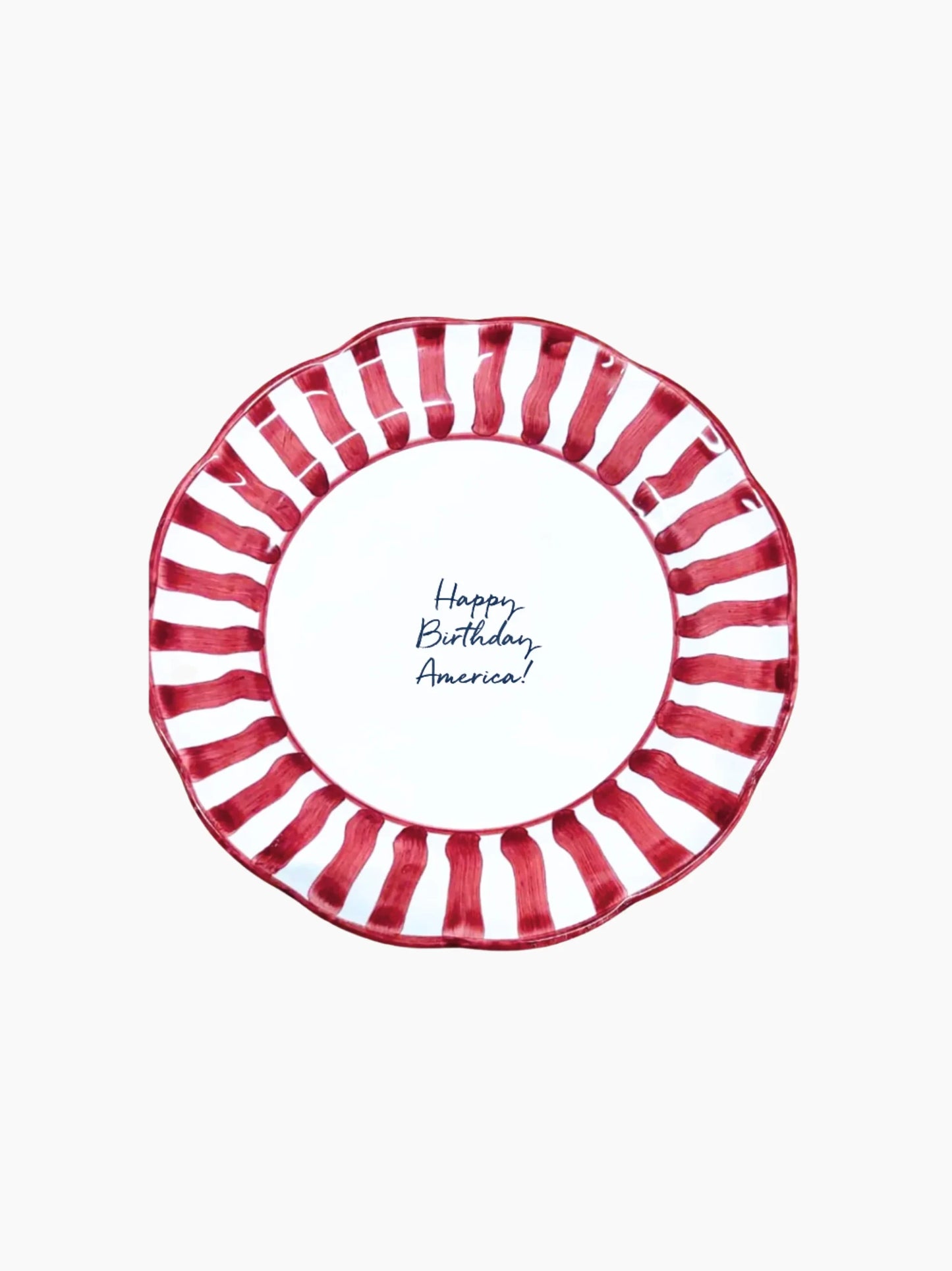 Happy Birthday America Plates Set of 6